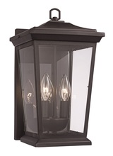 Trans Globe 50771 BK - 2LT OUTD WALL LANTERN TORCH ME